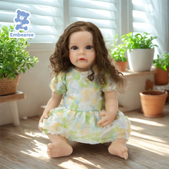 Olivia - 22" Lifelike Reborn Baby Doll with Soft Silicone Like Vinyl Body & Accessories