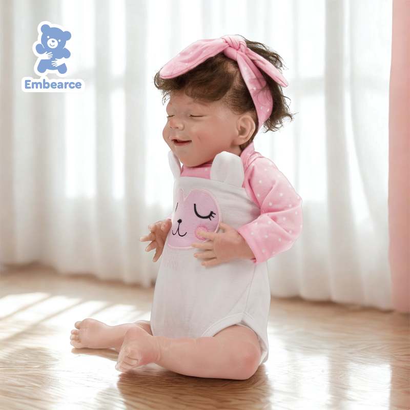 Lilac & Ash - 18" Lifelike Reborn Baby Dolls with Soft Silicone Like Vinyl Body