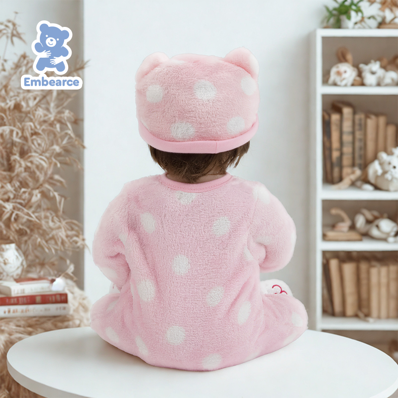 Rose &amp; Theo – 18 Zoll große, lebensechte Reborn-Babypuppen mit silikonähnlichem Vinylkörper und Zubehör