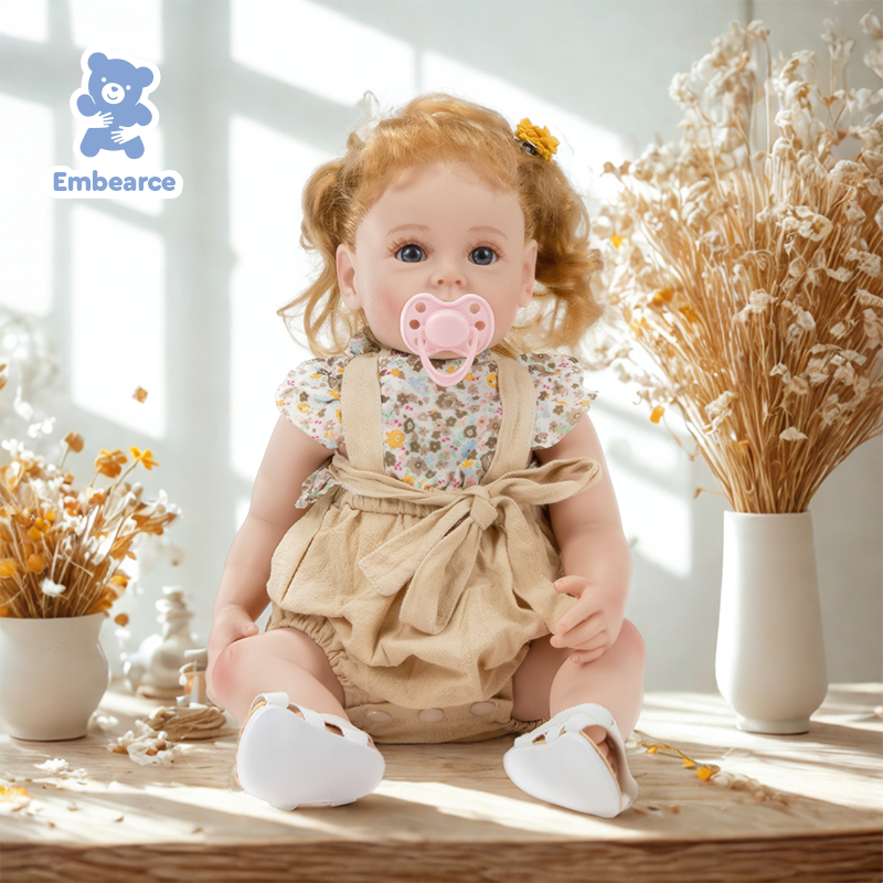 Olivia - 22" Lifelike Reborn Baby Doll with Soft Silicone Like Vinyl Body & Accessories