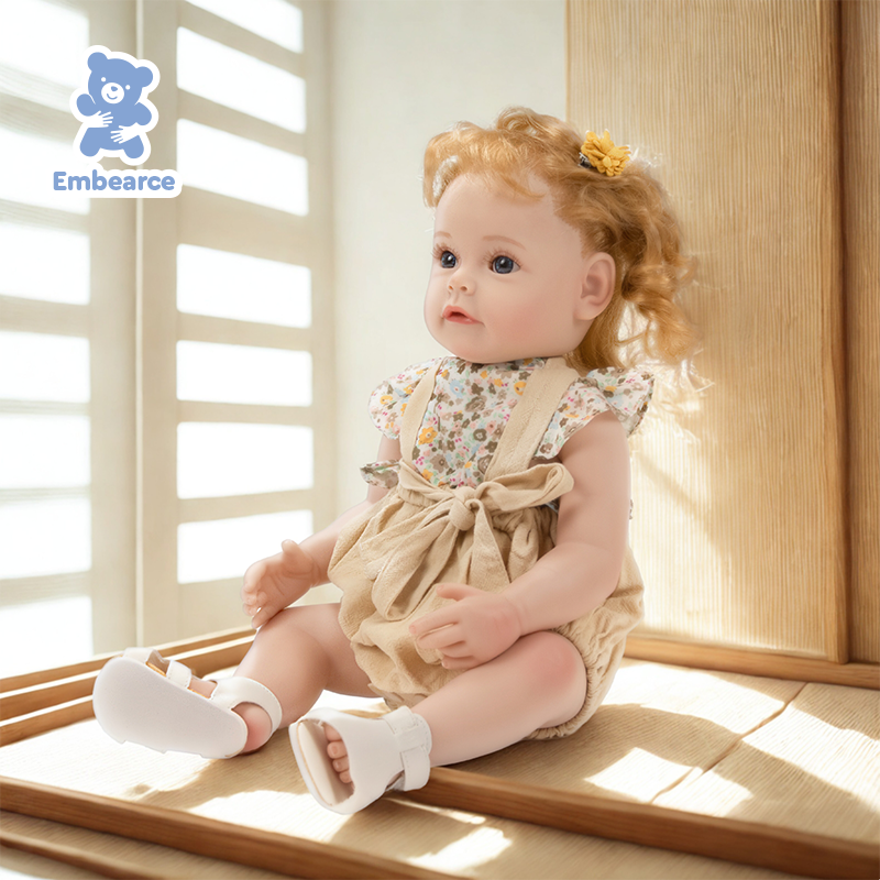 Olivia - 22" Lifelike Reborn Baby Doll with Soft Silicone Like Vinyl Body & Accessories