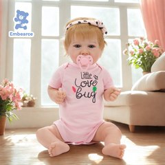 Lila - 22" Lifelike Reborn Baby Doll with Silicone Like Vinyl Body & Accessories