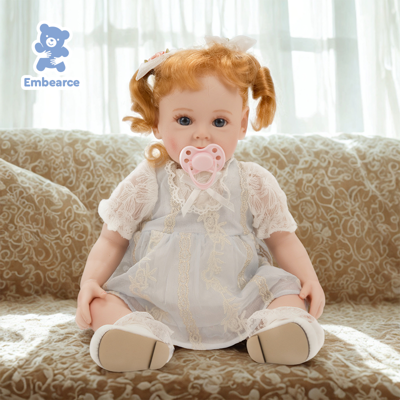 Olivia - 22" Lifelike Reborn Baby Doll with Soft Silicone Like Vinyl Body & Accessories