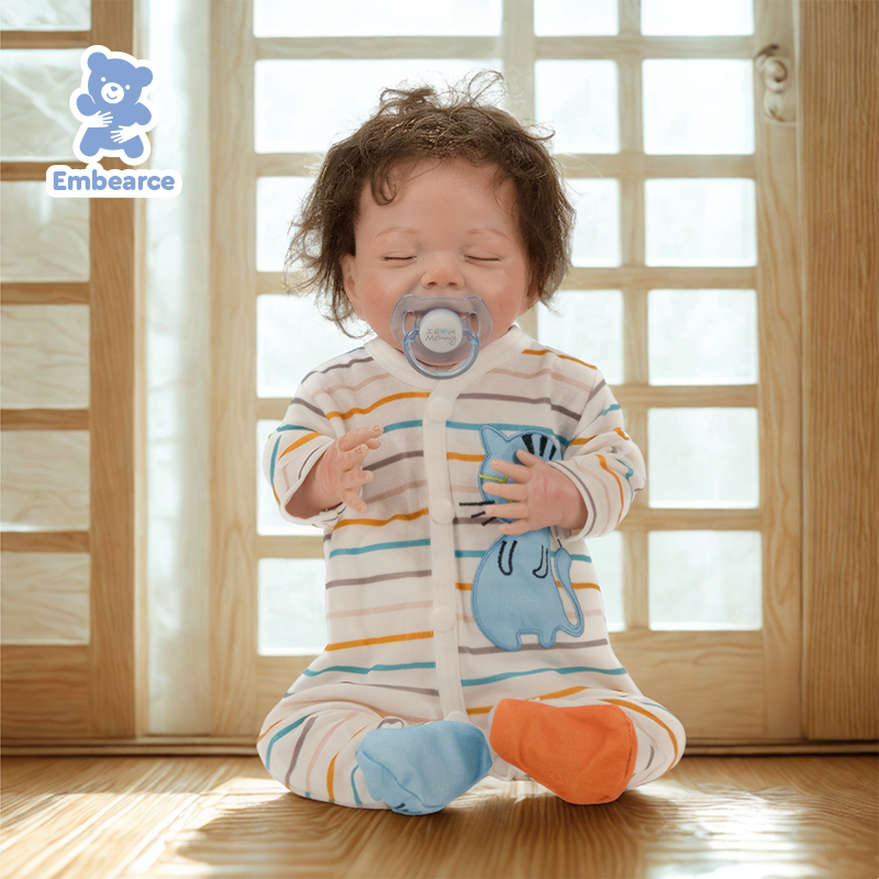 Lilac & Ash - 18" Lifelike Reborn Baby Dolls with Soft Silicone Like Vinyl Body