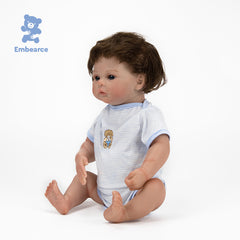 Luna - 18" Newborn Reborn Baby Doll with Soft Silicone Like Vinyl Body and Accessories