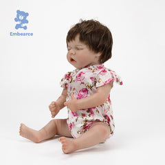 Rose & Theo - 18" Lifelike Reborn Baby Dolls with Silicone Like Vinyl Body and Accessories