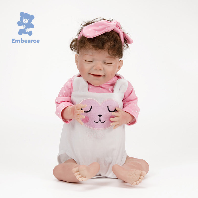 Lilac & Ash - 18" Lifelike Reborn Baby Dolls with Soft Silicone Like Vinyl Body
