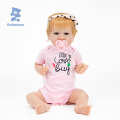 Lila - 22" Lifelike Reborn Baby Doll with Silicone Like Vinyl Body & Accessories