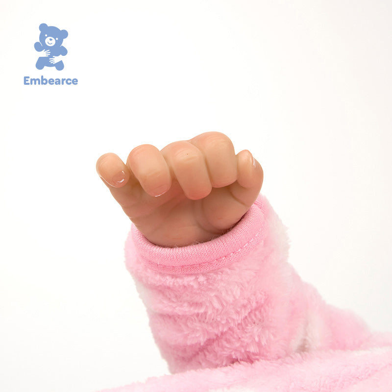 Rose &amp; Theo – 18 Zoll große, lebensechte Reborn-Babypuppen mit silikonähnlichem Vinylkörper und Zubehör