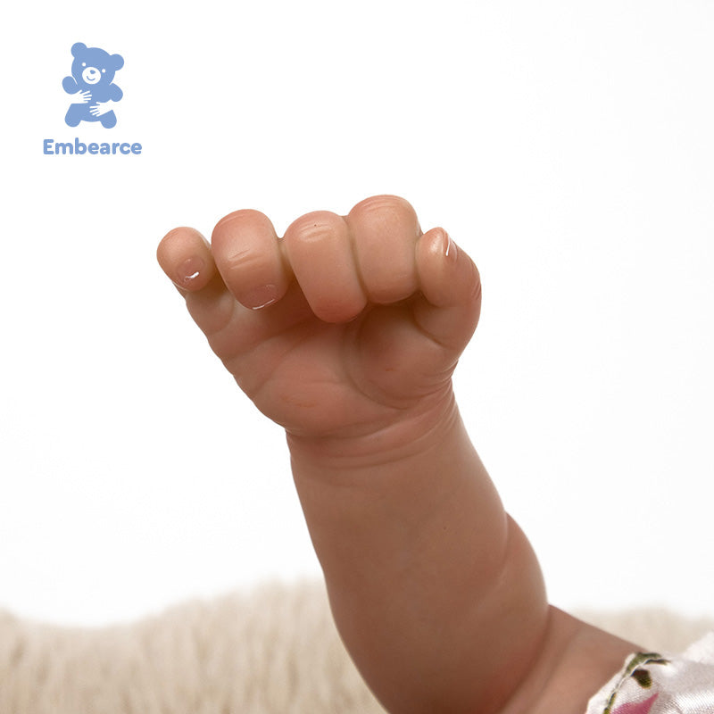 Rose &amp; Theo – 18 Zoll große, lebensechte Reborn-Babypuppen mit silikonähnlichem Vinylkörper und Zubehör