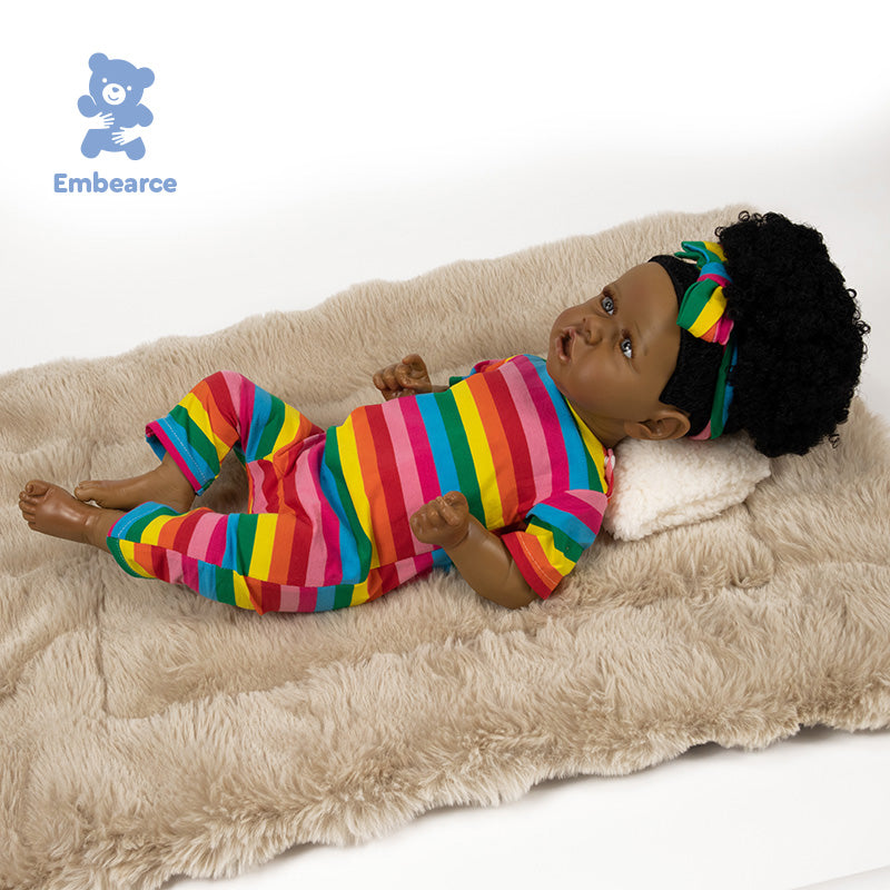 Amara - Lifelike 22" Reborn Baby Doll with Soft Silicone Like Vinyl Body  & Accessories