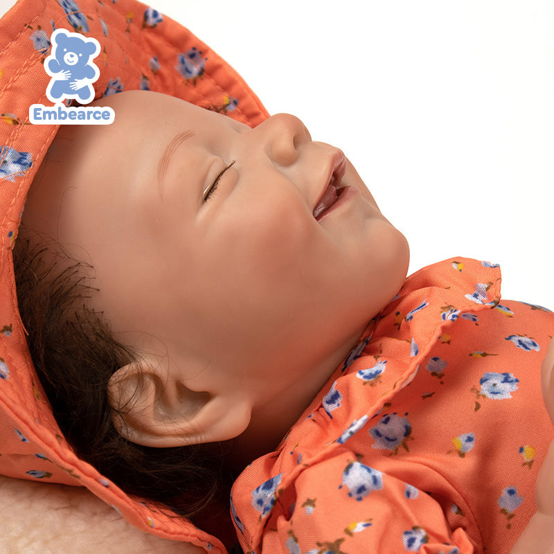 Lilac & Ash - 18" Lifelike Reborn Baby Dolls with Soft Silicone Like Vinyl Body