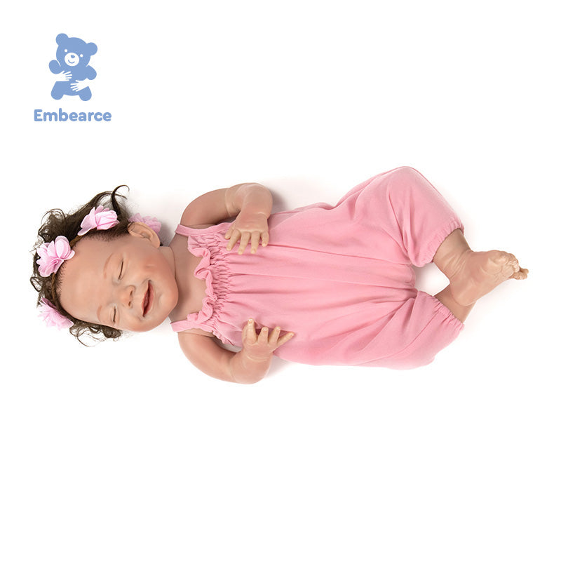 Lilac & Ash - 18" Lifelike Reborn Baby Dolls with Soft Silicone Like Vinyl Body