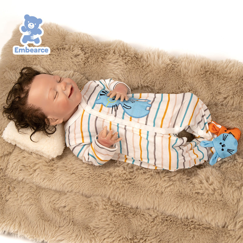 Lilac & Ash - 18" Lifelike Reborn Baby Dolls with Soft Silicone Like Vinyl Body