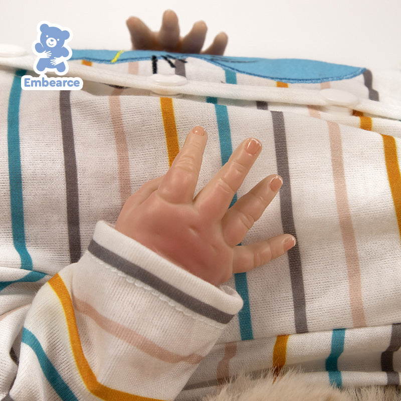 Lilac & Ash - 18" Lifelike Reborn Baby Dolls with Soft Silicone Like Vinyl Body