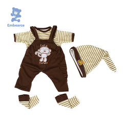 Cute Reborn Baby Doll Outfits | Fits 55cm(22 Inch) Dolls | 0-3 Month Real Baby Size Clothing